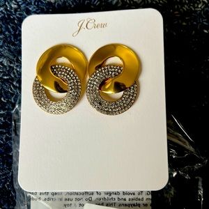 Beautiful new disc earrings from Jcrew!  Defect in one of the earrings